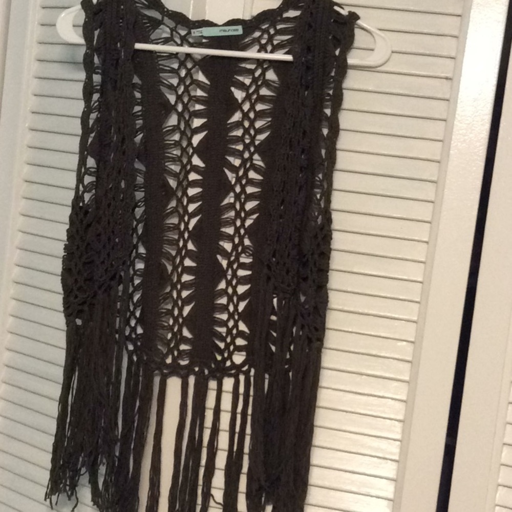 Crochet vest